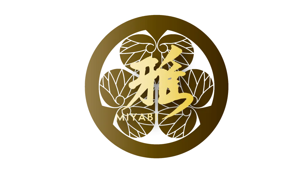 もんじゃ焼きお好み焼き雅-MIYABI- ロゴ